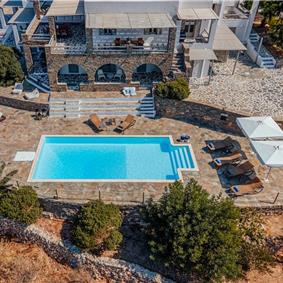 4 bedroom villa with pool, Paros, sleeps 8